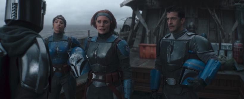 The Mandalorian - Din Djarin conoce a Bo-Katan Kryze